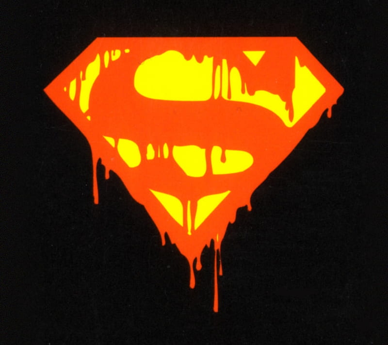 Superman, logo, HD wallpaper