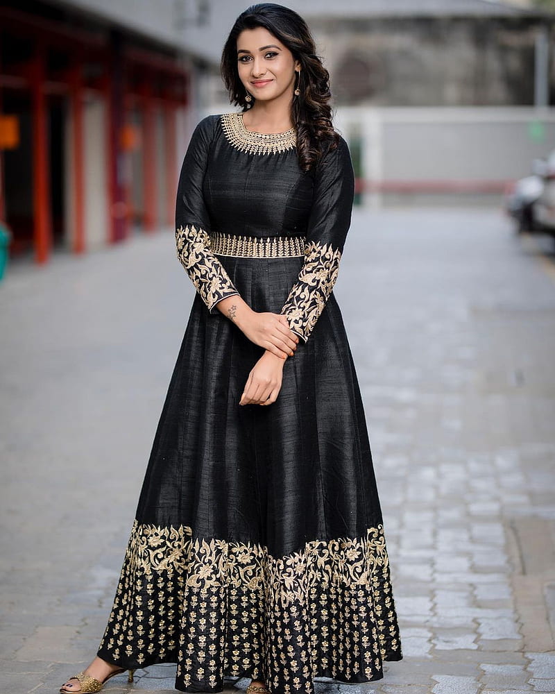 priya bhavani shankar, dress, hair, HD phone wallpaper