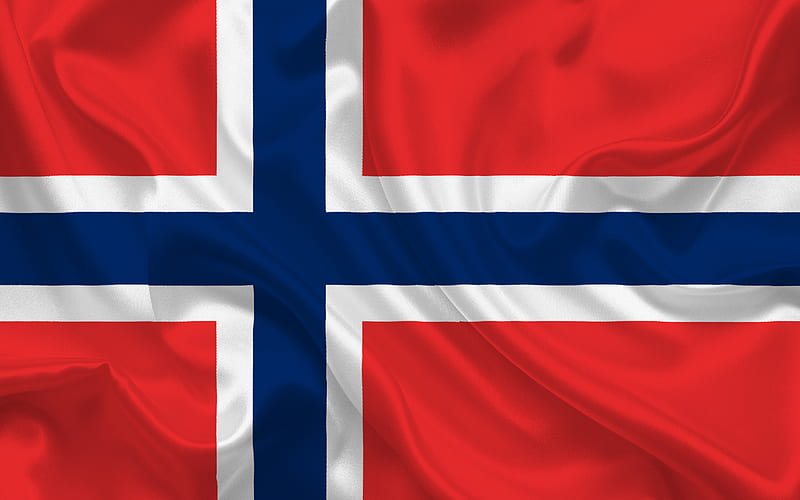 Norwegian flag, Norway, Europe, flag of Norway, European flags, HD wallpaper