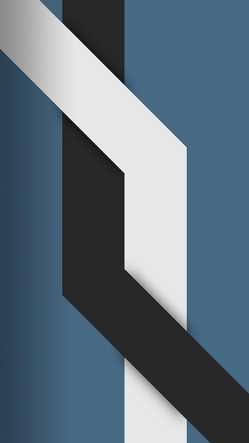 Poly, 929, black, blue, geometric, minimal, minimalist, polygon, white, HD phone wallpaper