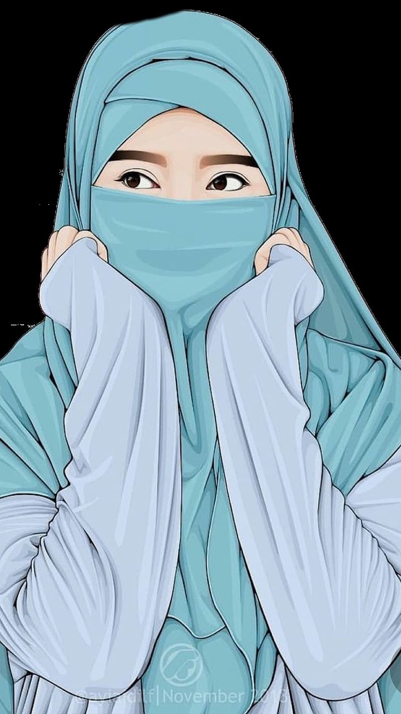 Muslim Girl Hijab, eyes, hijab, HD phone wallpaper