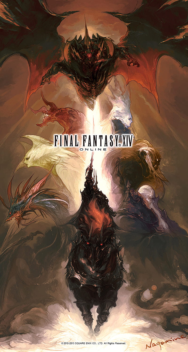 Final Fantasy 14 Online Dragoon 4K Phone iPhone Wallpaper 3380b
