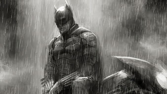 Batman in the rain Wallpaper 4k HD ID:4923