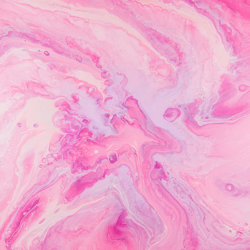 pink liquid, stain texture, pattern, bubbles, Abstract, HD phone wallpaper