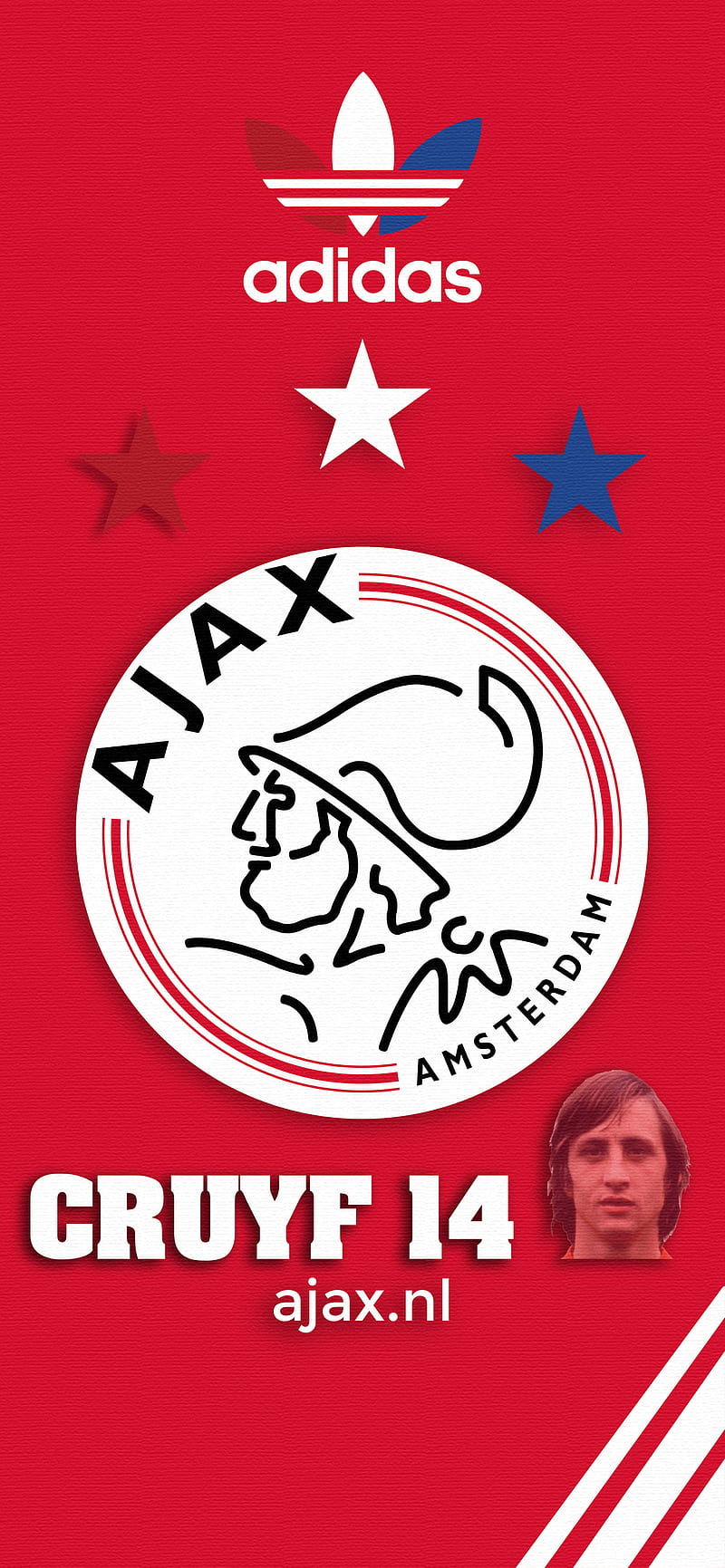 AJAX XS MAX, 14, adidas, afc, amsterdam, cruyf, eredivisie, netherlands, xs max iphone, HD phone wallpaper
