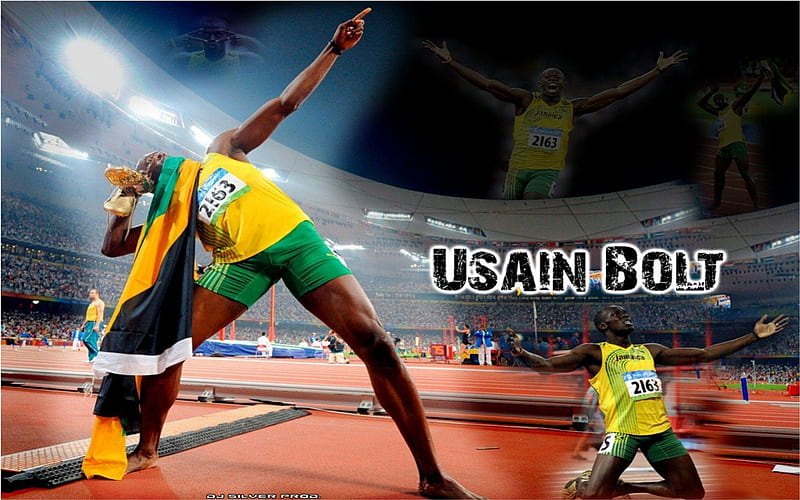 Usain Bolt, the man, an athlete, runner, world champion, a sprinter, olympic champion, HD wallpaper