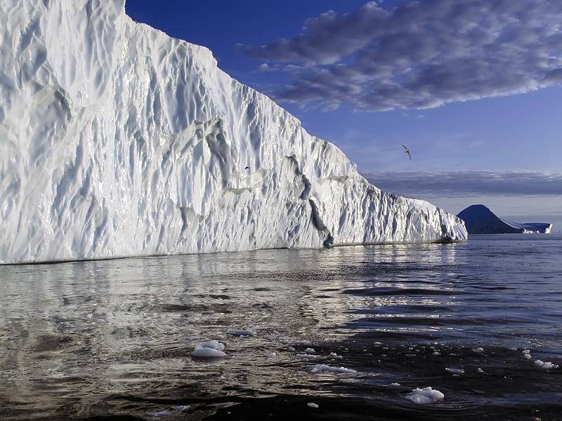 POLAR ICE, ocean, antartic, iceberg, huge, winter, floats, HD wallpaper