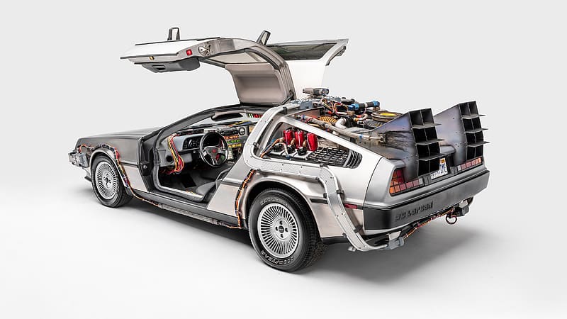 Car, Futuristic, Vehicles, Coupé, Gull Wing Door, Delorean Dmc 12 ‘Back To The Future’, HD wallpaper