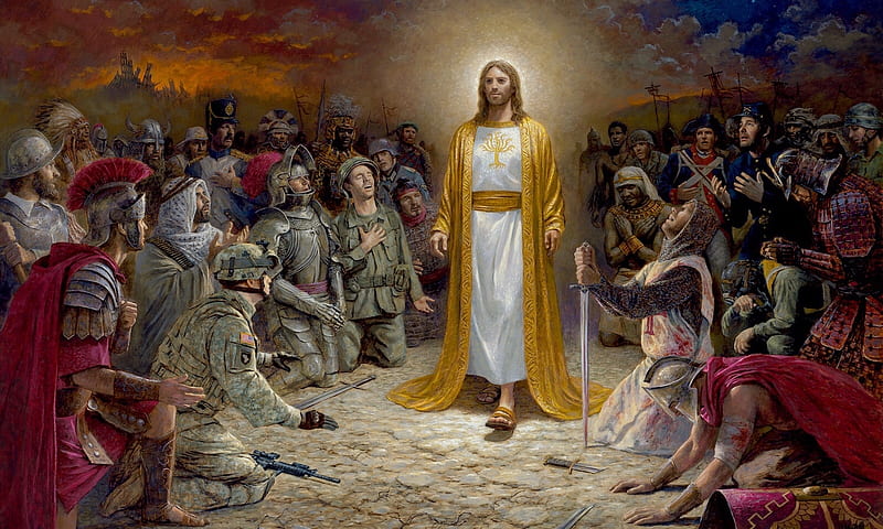 King of Kings, savior, Jesus Christ, king, Lord, people, christian, religious, HD wallpaper
