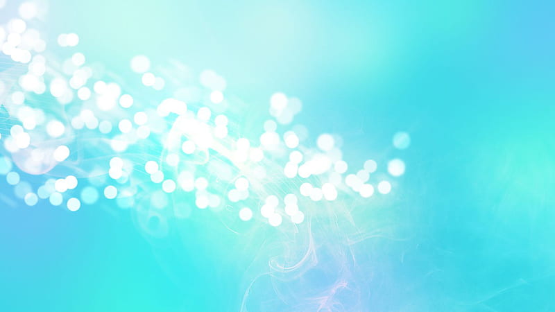 Turquoise White Bokeh Background Turquoise, HD wallpaper