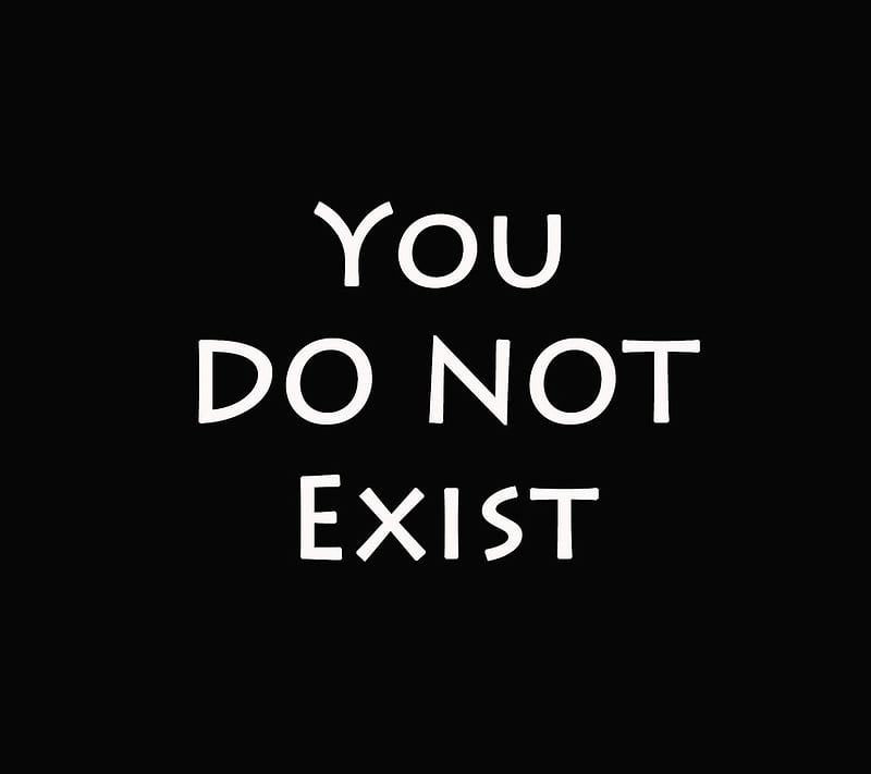 Do Not Exist, saying, HD wallpaper