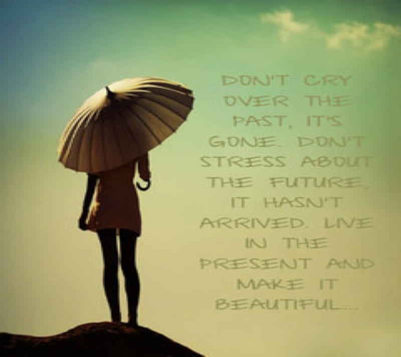 Past And Present, break up, love, new, quote, sad, saying, HD wallpaper