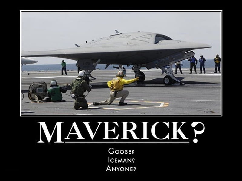 Top Gun?, Comedy, Aircraft Carrier, Drone, Take Off, HD wallpaper