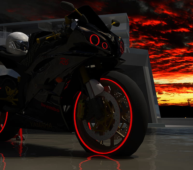 Yamaha r6 demon, bike, deportiva, moto, sport, tron, HD wallpaper | Peakpx