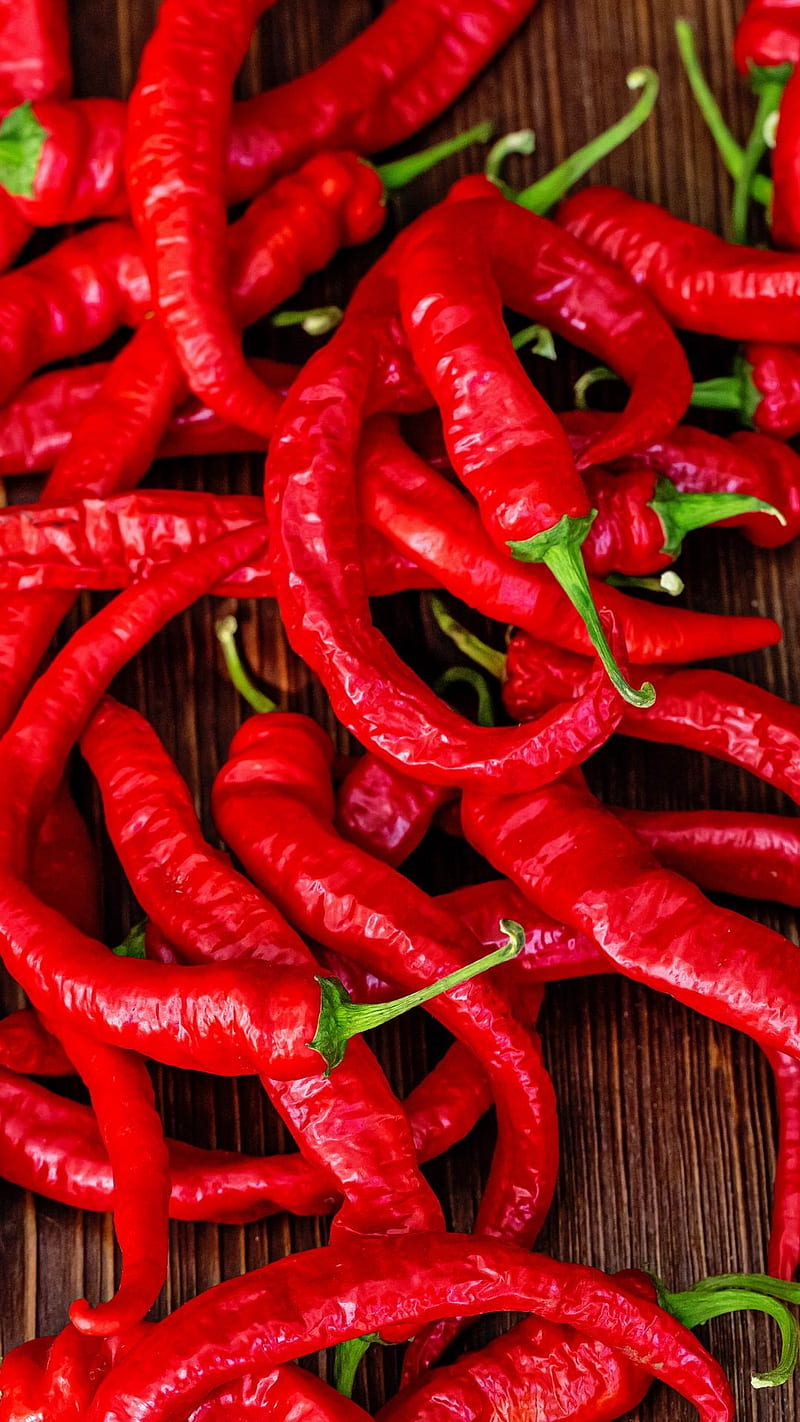 Chilly n spicy red , peppers, spices, HD phone wallpaper