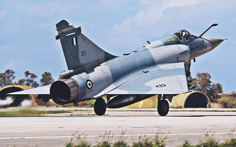 Dassault Mirage 2000, French Army, jet fighters, combat aircraft, Dassault Aviation, HD wallpaper