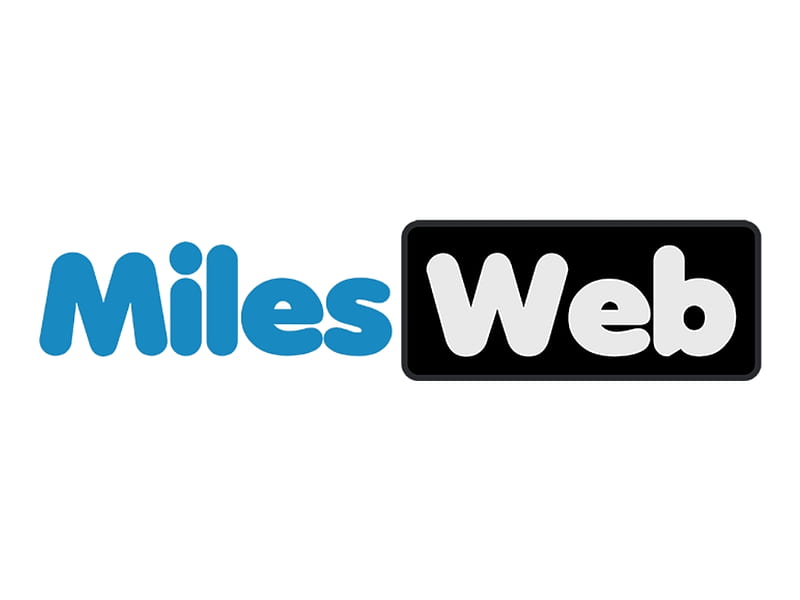 MilesWeb Logo, VPS hosting, reseller hosting, dedicated hosting, web hosting, HD wallpaper