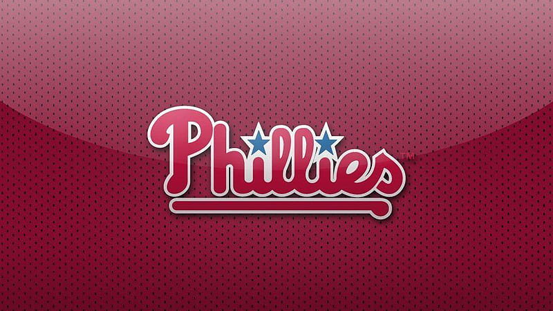 Phillies With Background Of Pink And Black Dots Phillies, HD wallpaper
