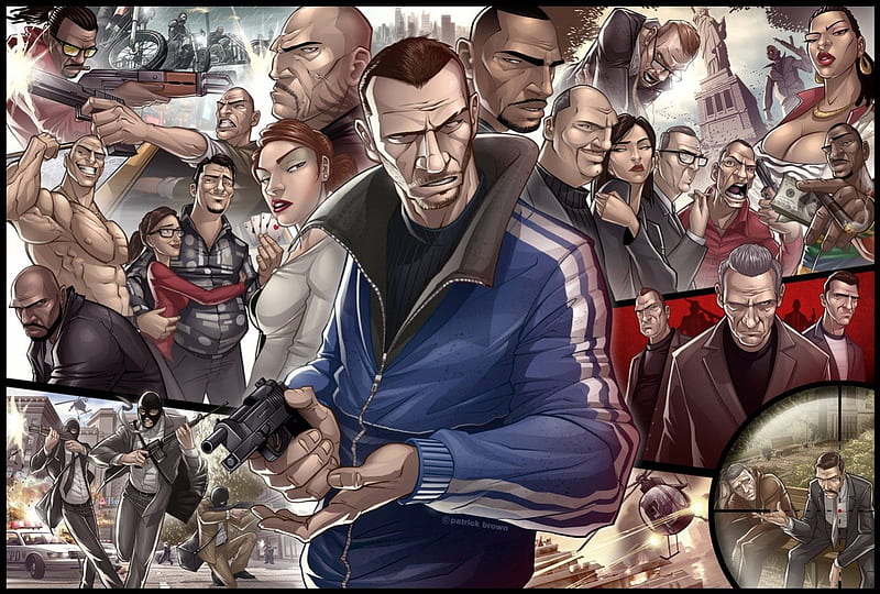 Grand Theft Auto: TRIBUTE, gta 3, gta legends, gta 4, gta san andreas, HD wallpaper