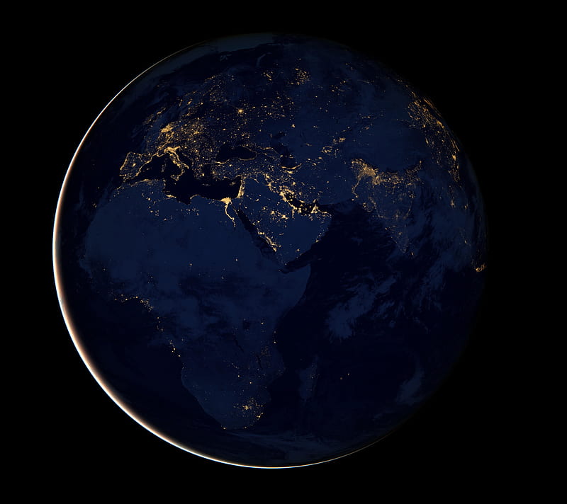 earth, night, HD wallpaper