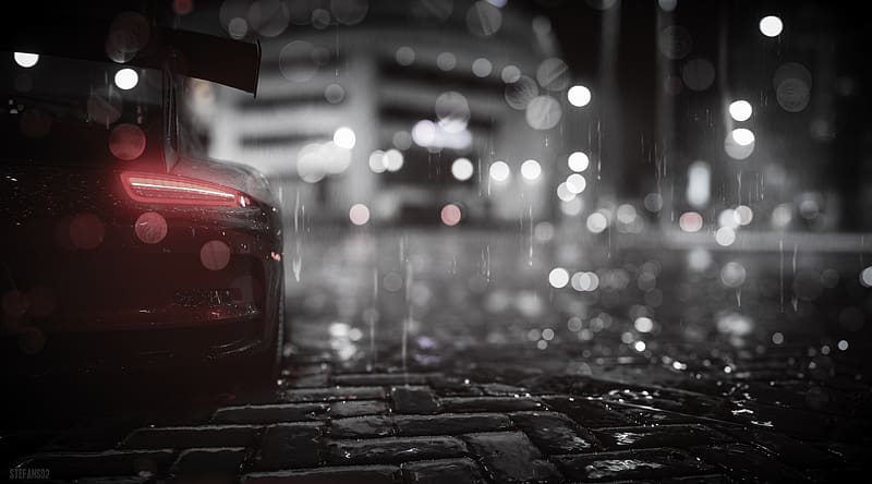 Supercar, Night Rain, City, Bokeh, Black and... Ultra, Artistic, Urban, City, Night, Rain, supercar, bokeh, blackandwhite, HD wallpaper Supercar, Night Rain, City, Bokeh, Black and... Ultra, Artistic, Urban, City, Night, Rain, supercar, bokeh, blackandwhite, HD wallpaper