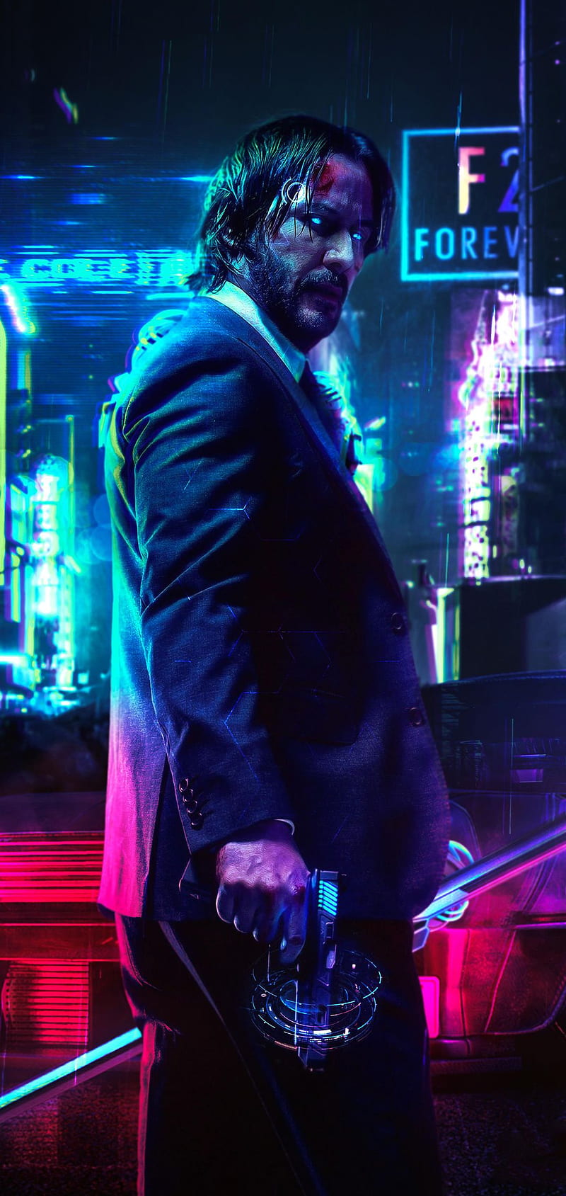 Keanu Reeves Cyberpunk 2077 FanArt. Mobile . Cyberpunk 2077, Cyberpunk, Keanu reeves, HD phone wallpaper