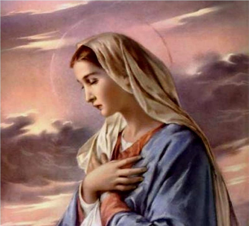 Our sweet mother Mary, christ, jesus, virgin, mary, god, HD wallpaper