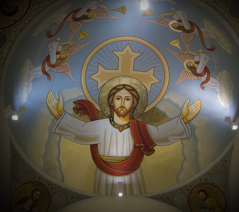 Coptic Dome Icon, christ, church, jesus, orthodox, HD wallpaper | Peakpx