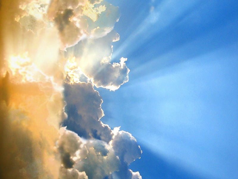 Heavenly Light, gods light, heavens rays, heavens light, light, HD wallpaper