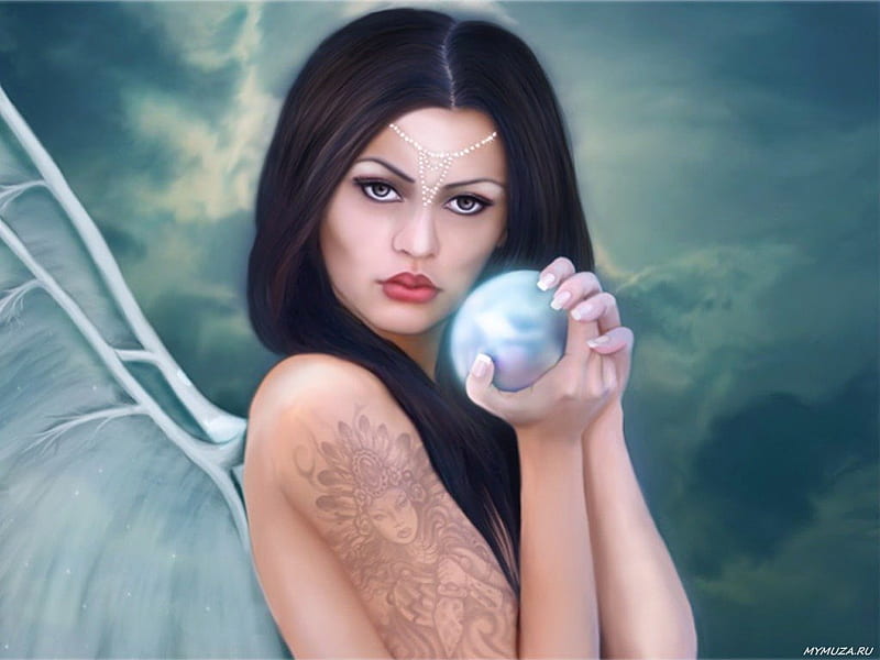 Tattooed Fairy fantasy female wings tattoo sphere fairy HD wallpaper   Peakpx