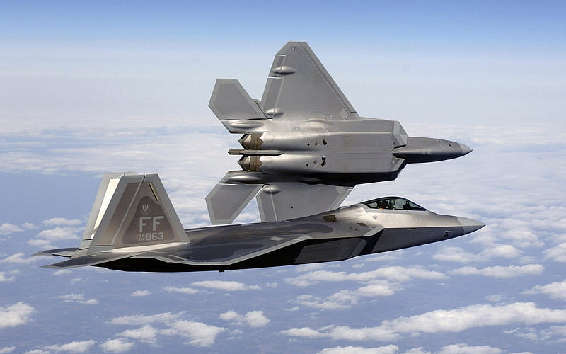 f22a raptor fighters-Military Aircraft, HD wallpaper