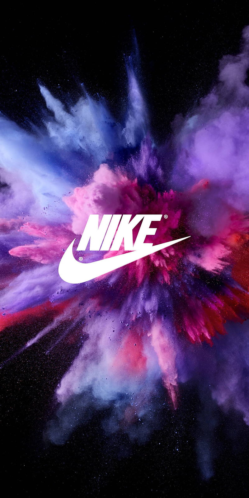 Nike, colour, explosion, HD phone wallpaper | Peakpx