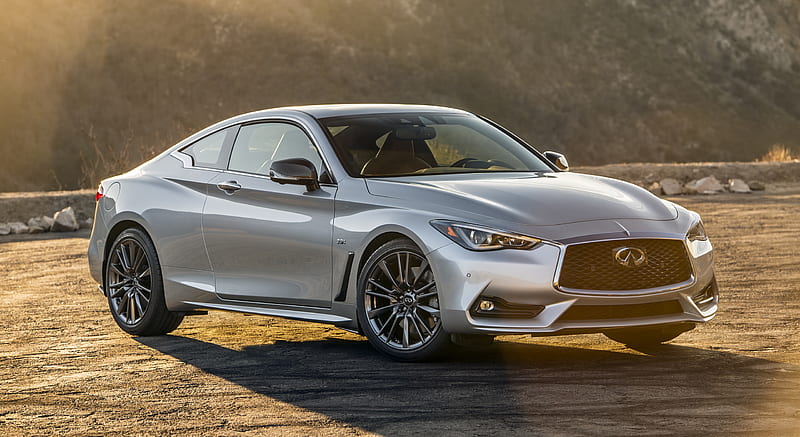 2017 Infiniti Q60 3.0t Sport - Front Three-Quarter , car, HD wallpaper 2017 Infiniti Q60 3.0t Sport - Front Three-Quarter , car, HD wallpaper