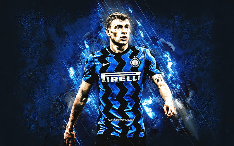 Nicolo Barella, Internazionale, Serie A, Inter Milan, Italian footballer, midfielder, soccer, Italy, HD wallpaper