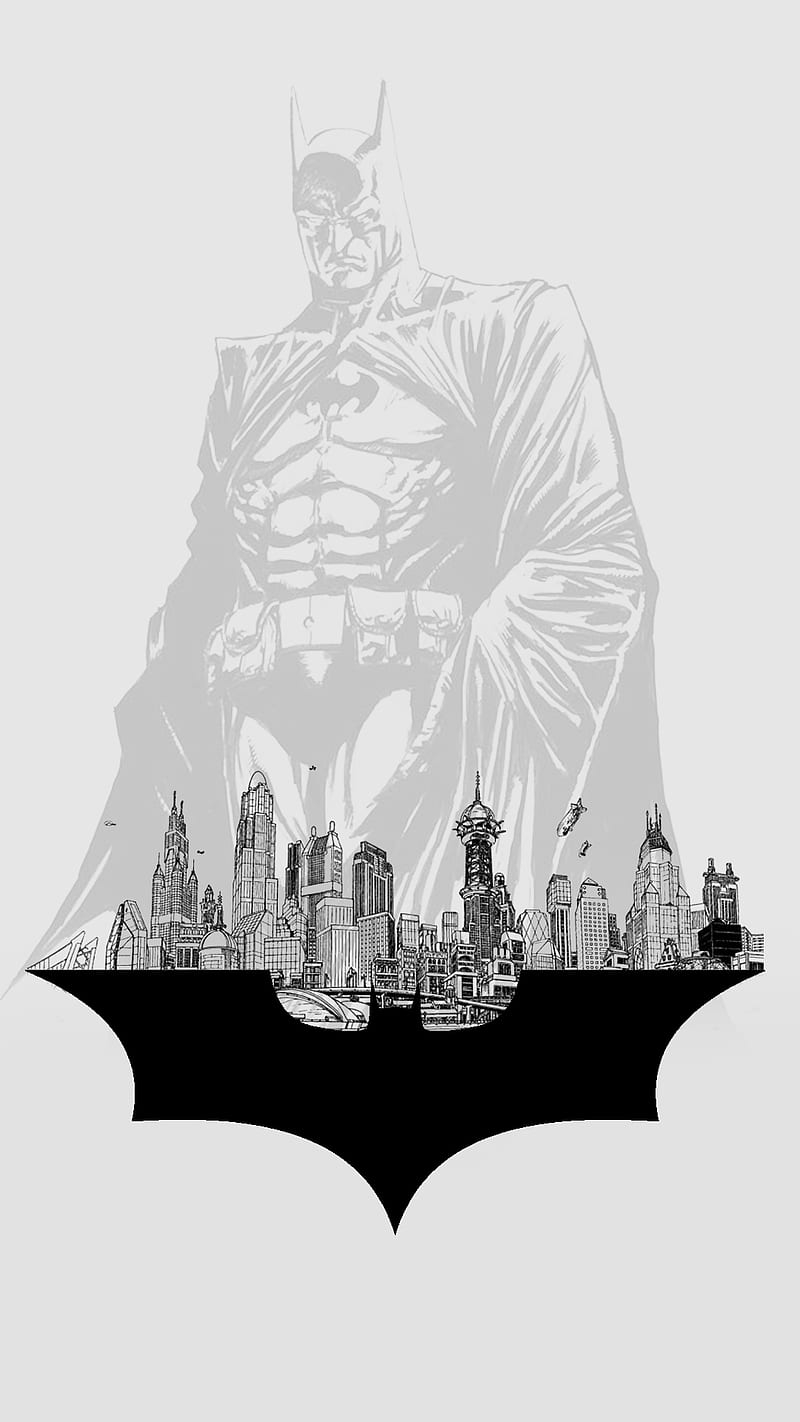 Batman and Gotham, gotham city, HD phone wallpaper