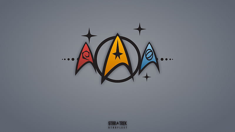 Star Trek Minimalism Logo , star-trek, logo, minimalism, HD wallpaper