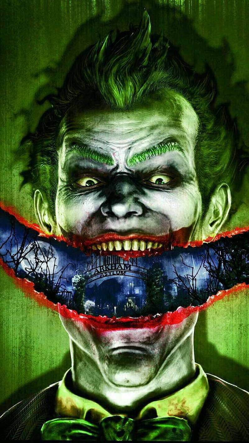 Joker, arkham, bad, batman, why so serious, HD phone wallpaper