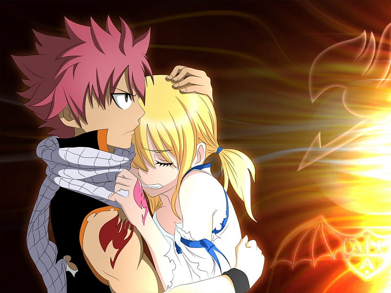 Natsu Dragneel - Fairy Tail Dragon cry! Natsu and Lucy!