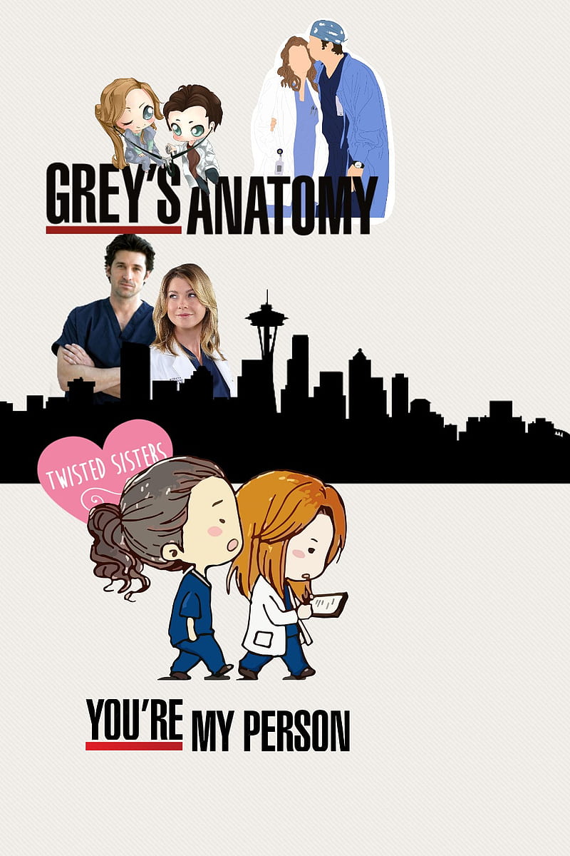 Greys Anatomy, meredith, twisted sisters, cristina, derek, HD phone  wallpaper | Peakpx