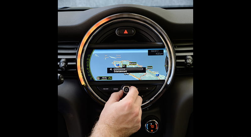 2015 MINI Cooper - Illuminating Ring Indicator - Central Console , car, HD wallpaper