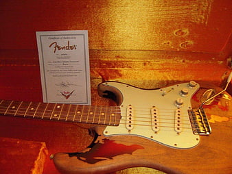 blue fender stratocaster wallpaper