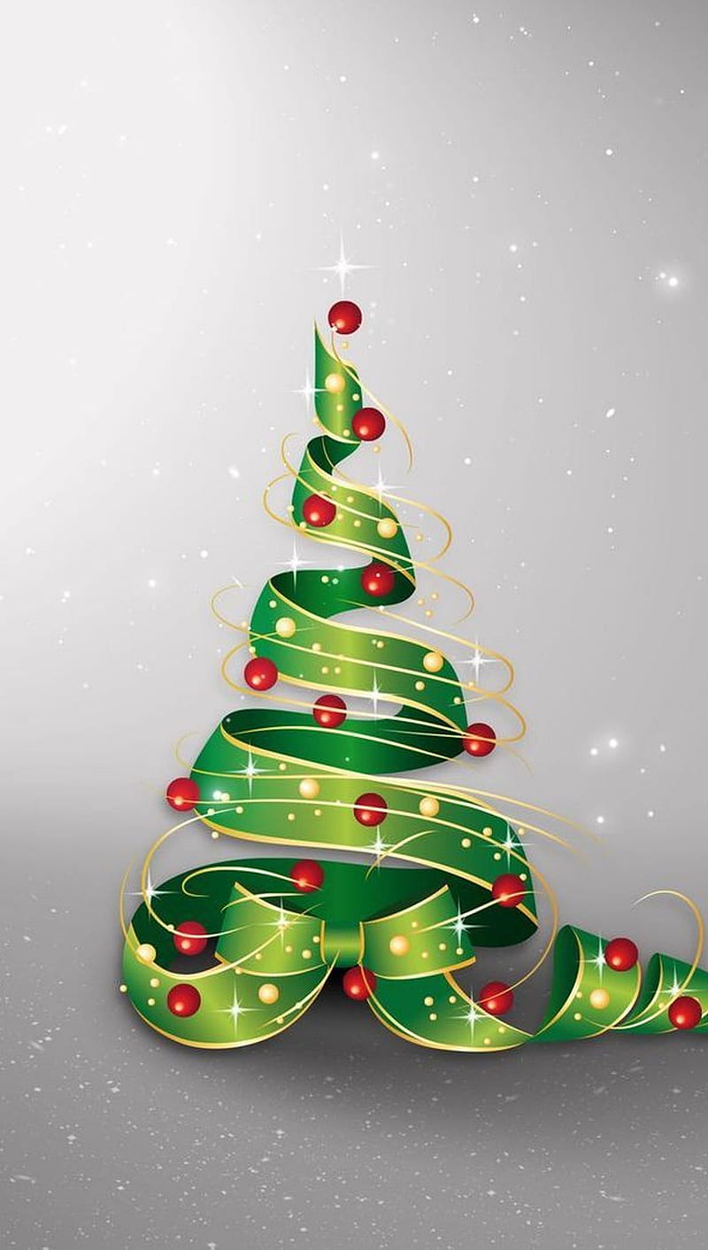 Christmas Tree, decor, festive, holiday, HD phone wallpaper