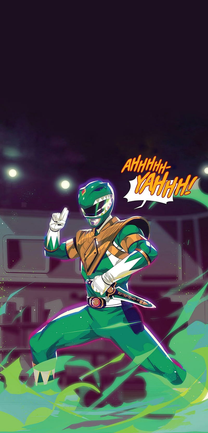 Download Green Power Ranger Food Delivery Wallpaper  Wallpaperscom