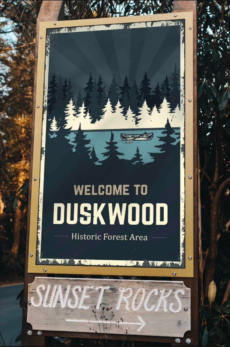 Welcome to duskwood, games, sign, HD phone wallpaper