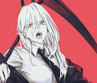 Anime: Chainsaw Man. Character: Power. [Note: Also works as Wallpaper] :  r/AnimesPfp