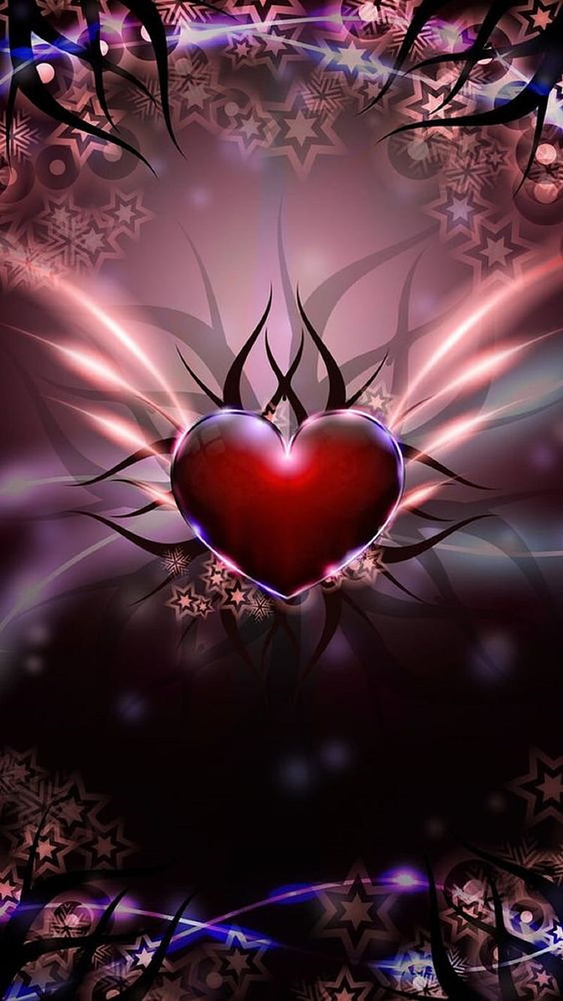 Heart, love, HD phone wallpaper