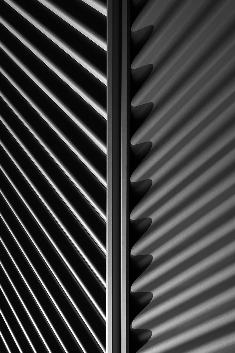stripes, diagonal, bw, surface, HD phone wallpaper
