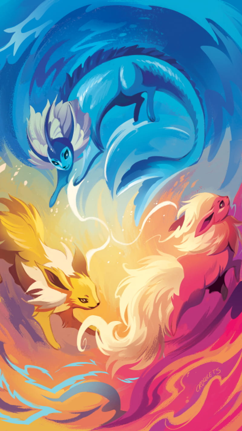 Pokemon Fogo  Pokemon, Pokemon de fogo, Eevee pokemon