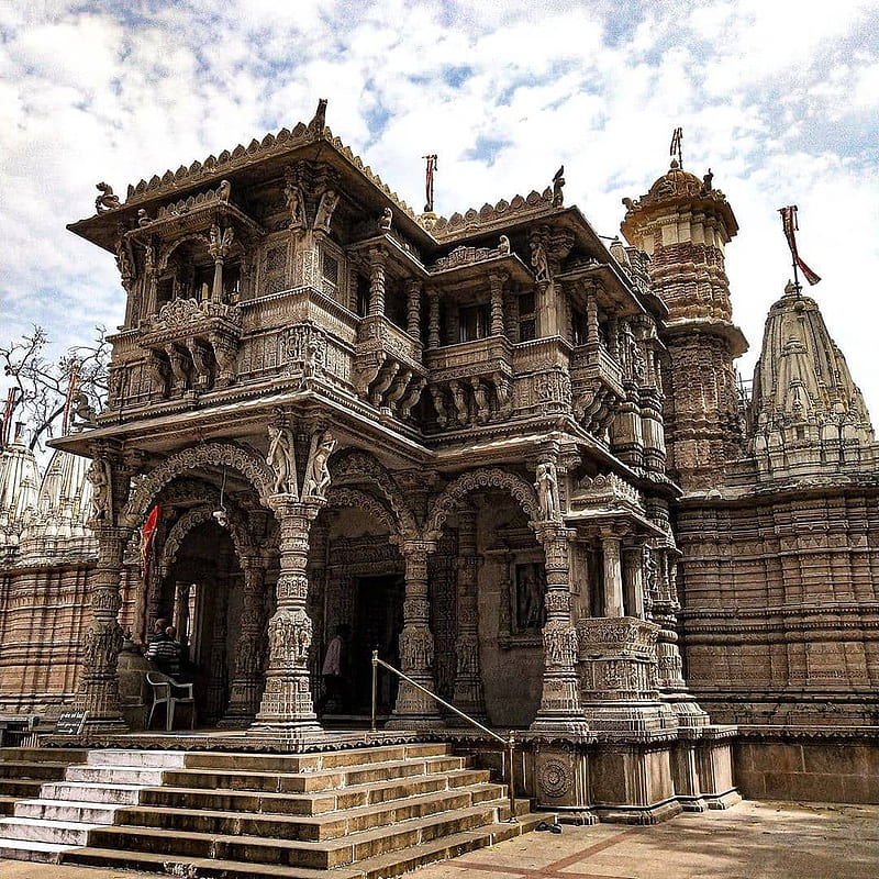 Hutheesing Jain Derasar Ahmedabad. Jain temple, Ancient indian architecture, Indian temple architecture, HD phone wallpaper