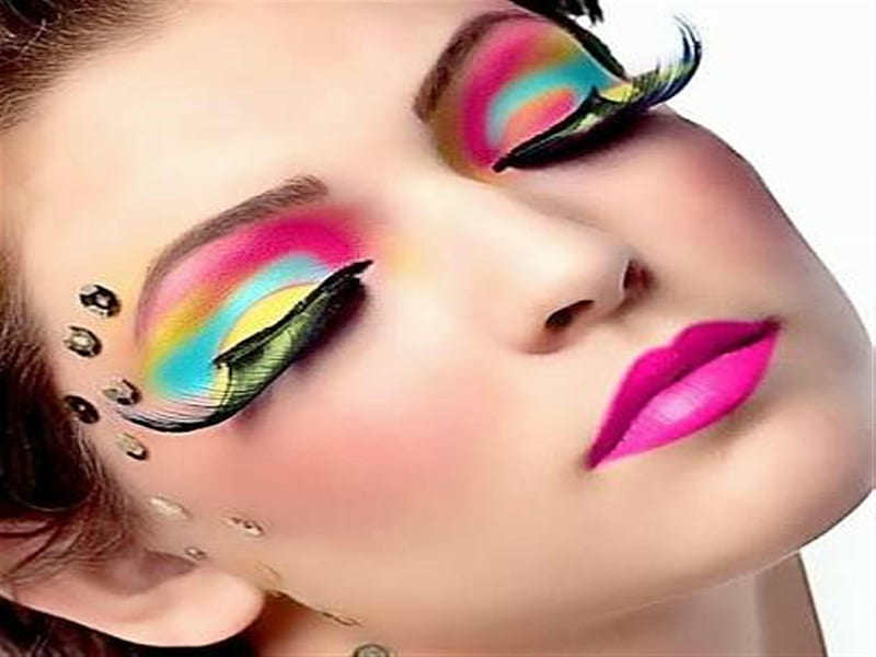 Beauty and makeup, Eyebrows, Eyesshodow, Eyeliner, Eyelash, HD wallpaper